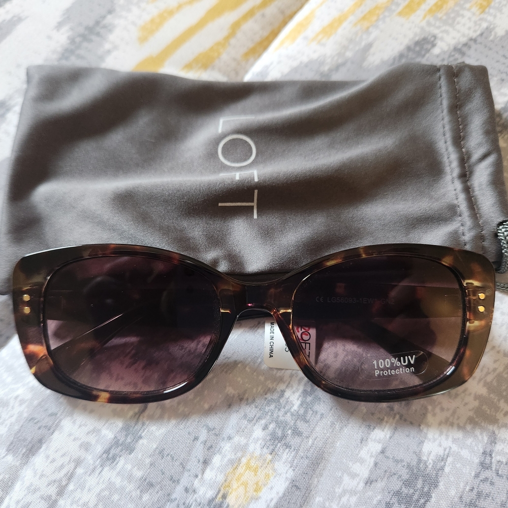 LOFT Tortoise Shell Sunglasses